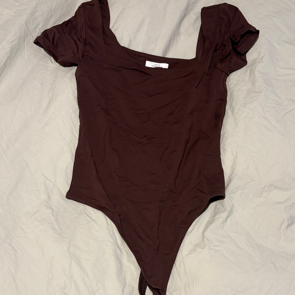 Babaton Chocolate Brown Bodysuit